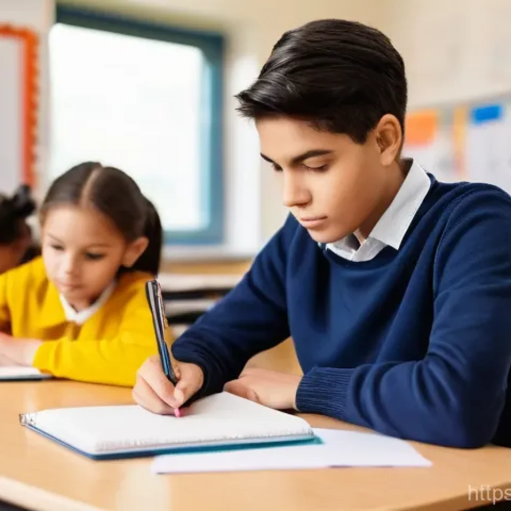 중학교 ADHD 학생 지도 - **Image Prompt 1: Personalized Academic Coaching for a Middle Schooler with ADHD**
    "A diverse mi...