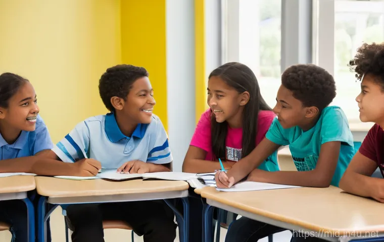 중학교 ADHD 학생 지도 - **Image Prompt 1: Personalized Academic Coaching for a Middle Schooler with ADHD**
    "A diverse mi...